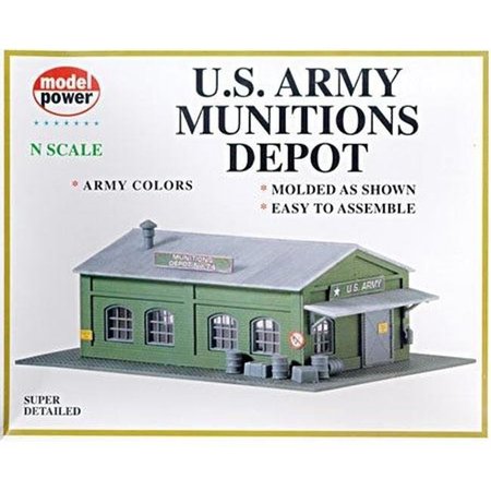 MODEL POWER Model Power MDP1574 N Scale US Army Munitions Depot Kit MDP1574